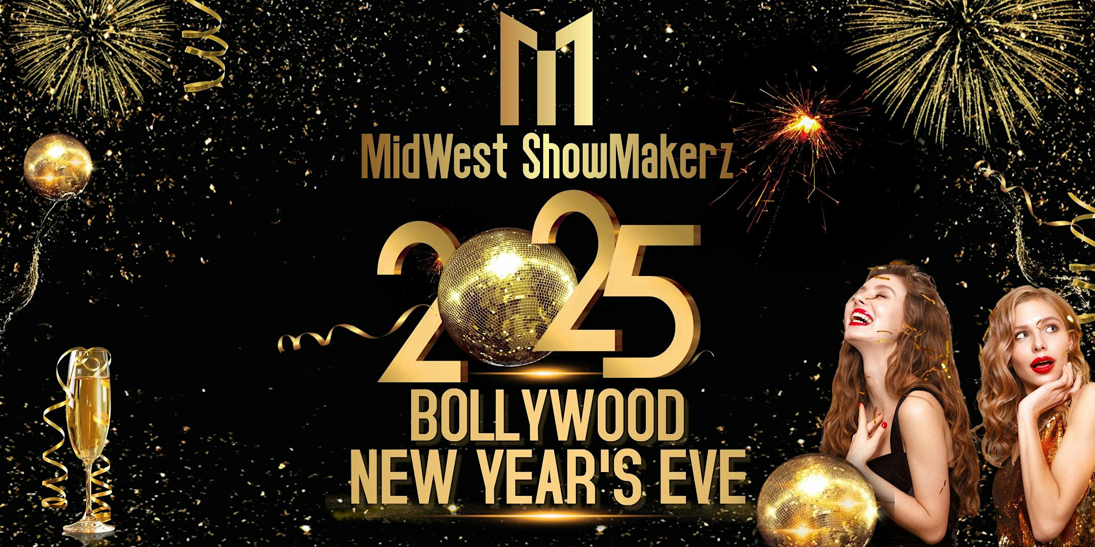 Bollywood Dhamaka 2025: New Year’s Eve Celebration promotional artwork
