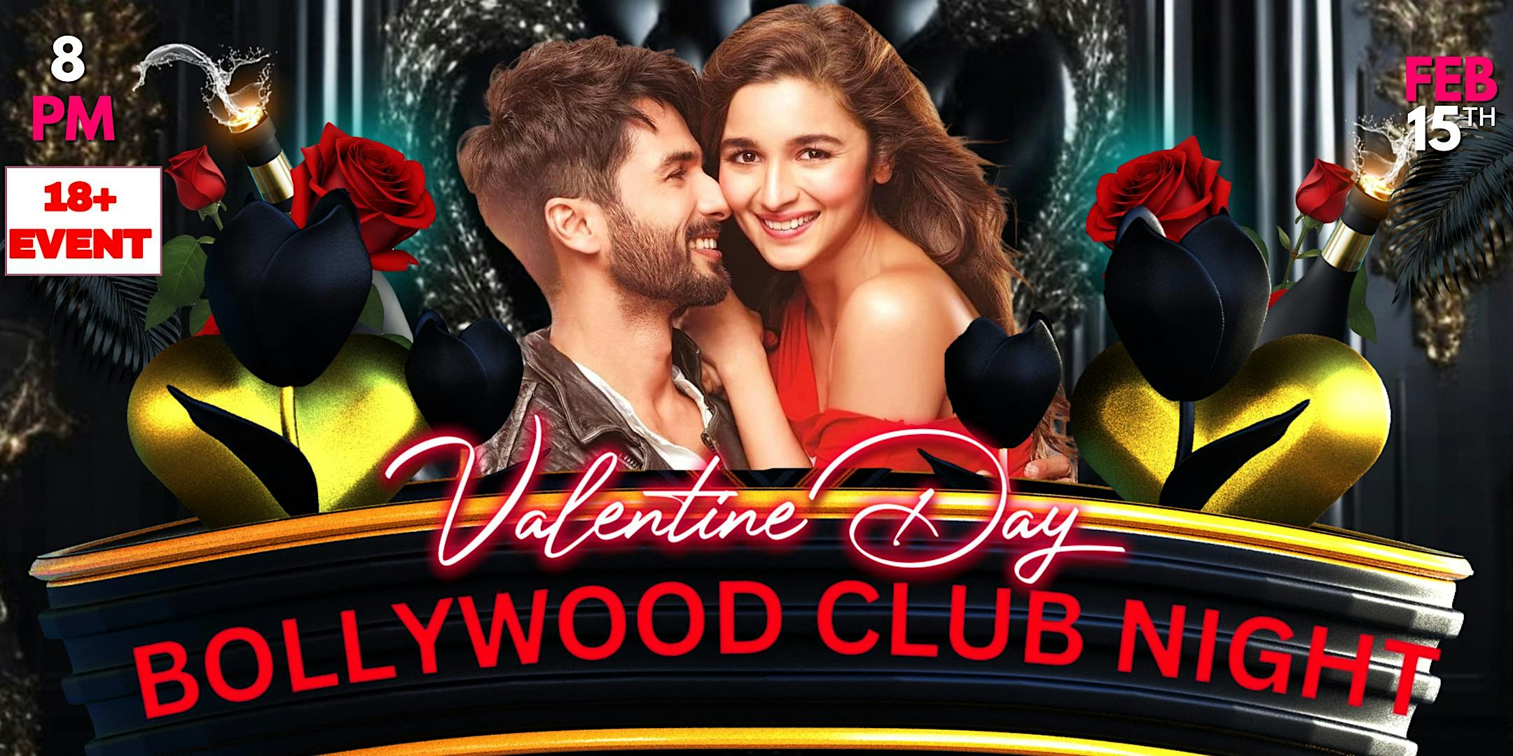 Bollywood Valentine Bash 2025: A Night of Love, Music & Celebration promotional artwork