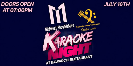Bollywood Karaoke Night promotional artwork