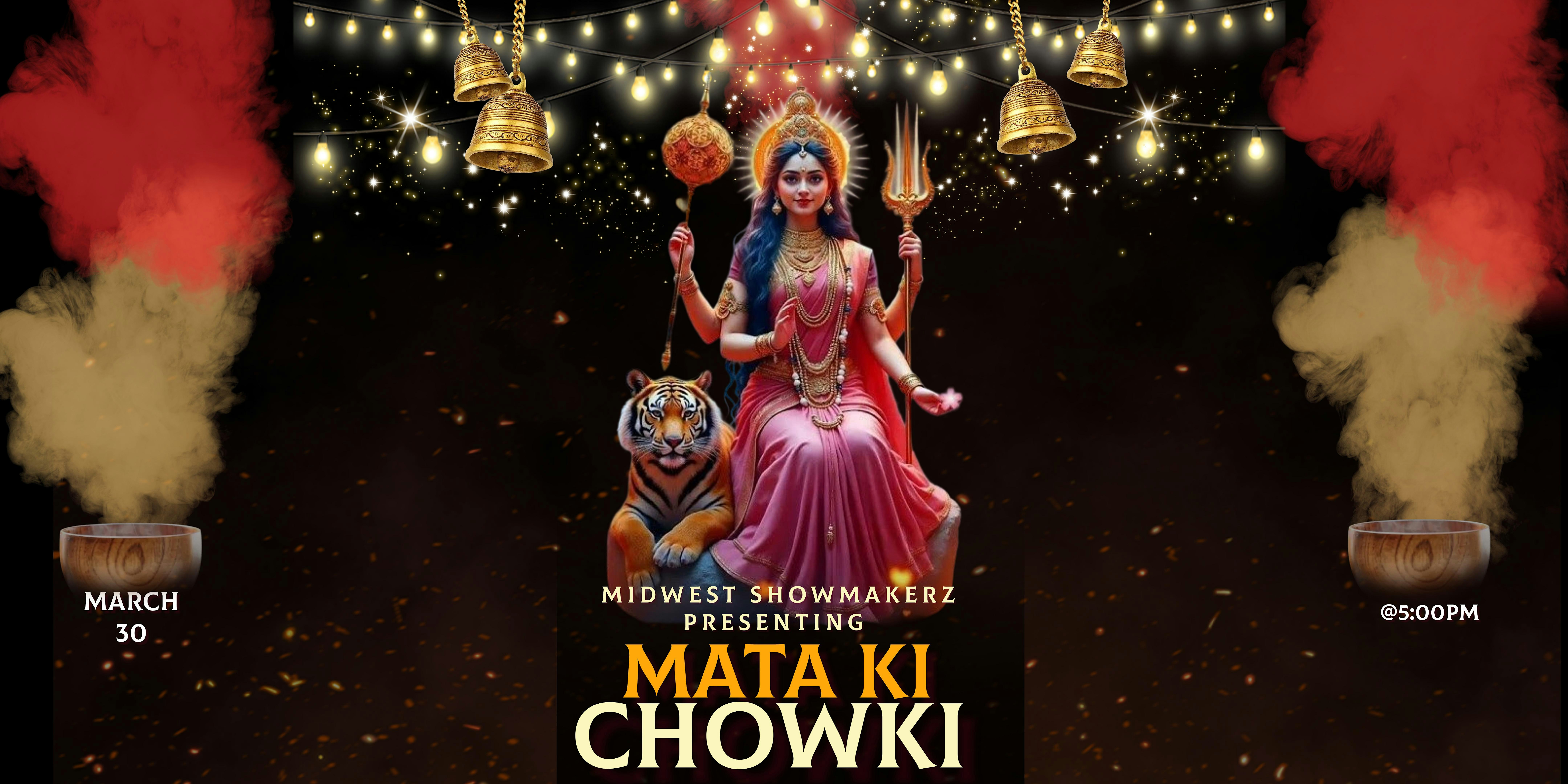 Mata Ki Chowki: A Divine Evening of Devotion and Blessings promotional artwork