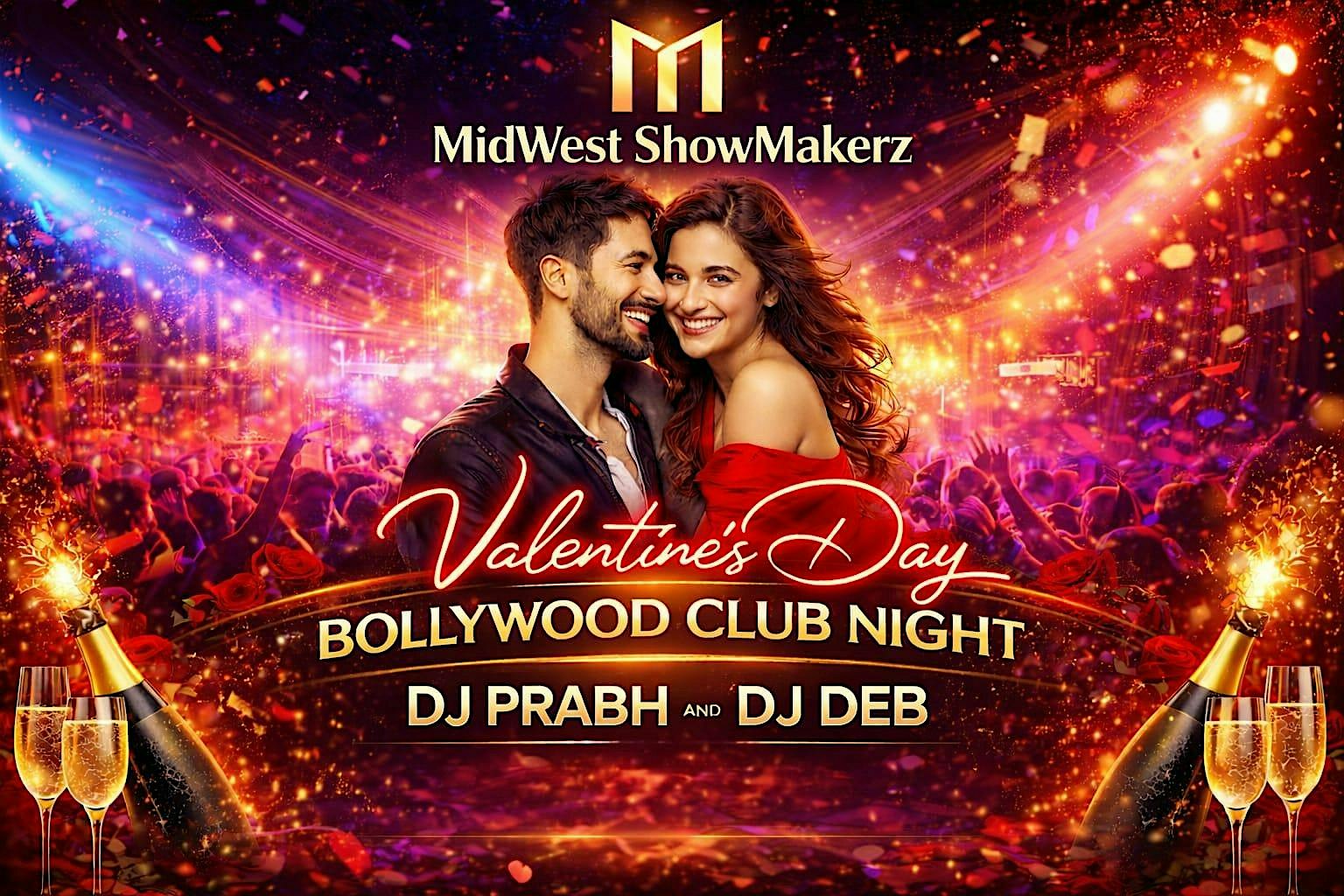 Valentine’s Day Bollywood Club Night promotional artwork